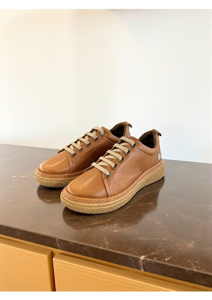 D25KA-120 Taba Hakiki Deri Tam Ortopedik Kadın Casual Günlük Ayakkabı modelleri