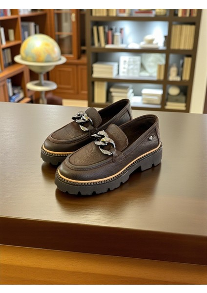 D25KA-3230 Kahve Hakiki Deri Tam Ortopedik Kadın Casual Günlük Ayakkabı fiyatları