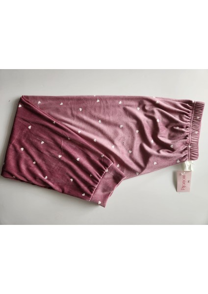 Kadife Büyük Beden Pijama Altı 7778