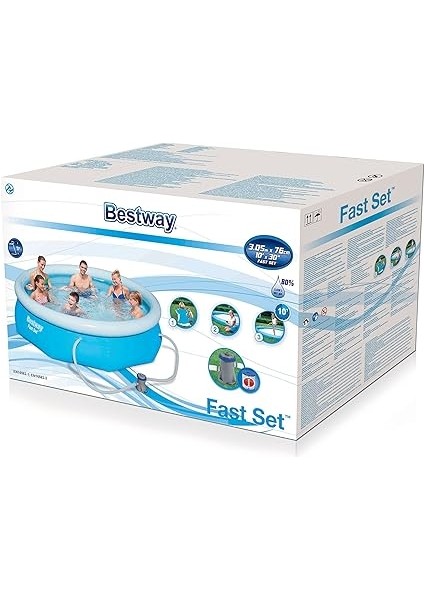 Fast Set™ Şişme Havuz Seti Yuvarlak 3,05 M x 76 cm modelleri
