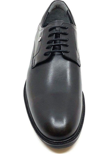 Bağcıklı Siyah Hakiki Deri Kauçuk Taban Klasik Erkek Ayakkabı 9504 46 modelleri