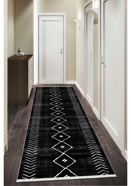 Pamuk Dokuma Taban Kaymaz Yıkanabilir Modern Yolluk Salon Yolluğu Mutfak Yolluğu Koridor Yolluğu Antre Halıları