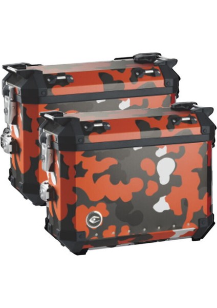 Alüminyum Yan Çanta 24LT Takım Kamuflaj/kırmızı