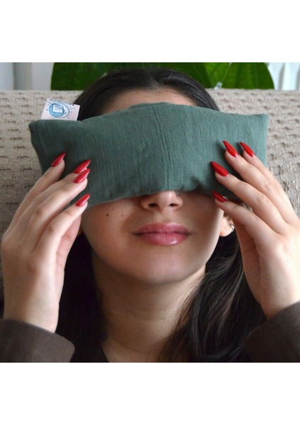 , Doğal Kara Buğday Göz Dinlendirme Yastığı – Çift Kat Müslin indirimleri