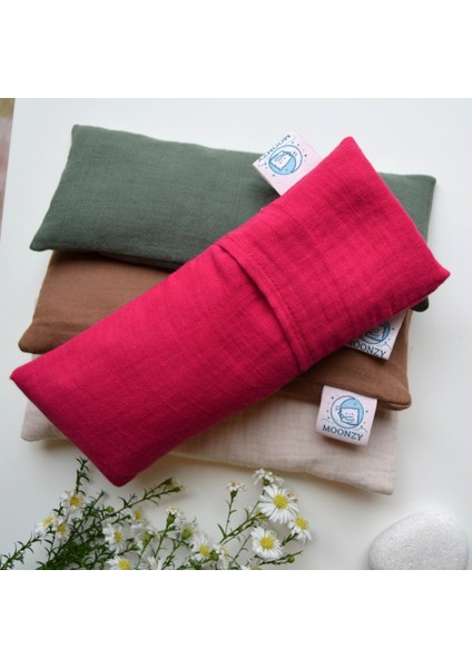 , Doğal Kara Buğday Göz Dinlendirme Yastığı – Çift Kat Müslin