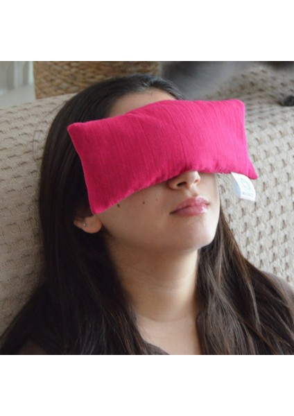 , Doğal Kara Buğday Göz Dinlendirme Yastığı – Çift Kat Müslin