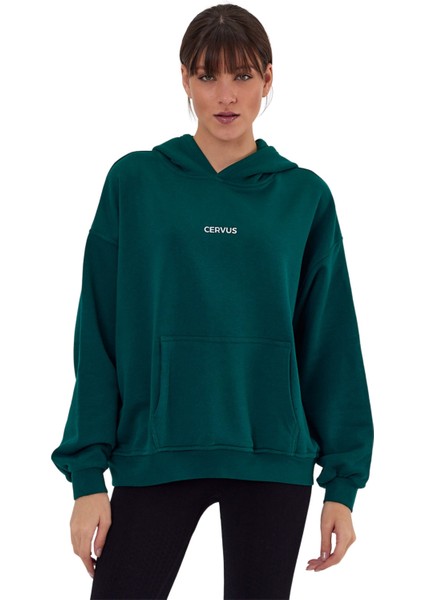 Sweatshirt Oversize Uzun Kollu Kapşonlu