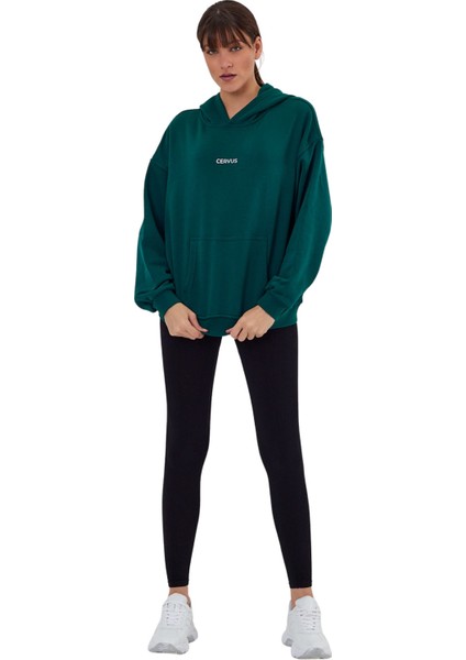 Sweatshirt Oversize Uzun Kollu Kapşonlu fiyatları
