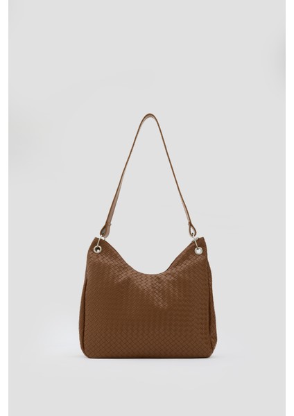 Valerie Örgülü Omuz Çantası Taba fiyatları