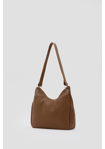 Valerie Örgülü Omuz Çantası Taba fırsatları