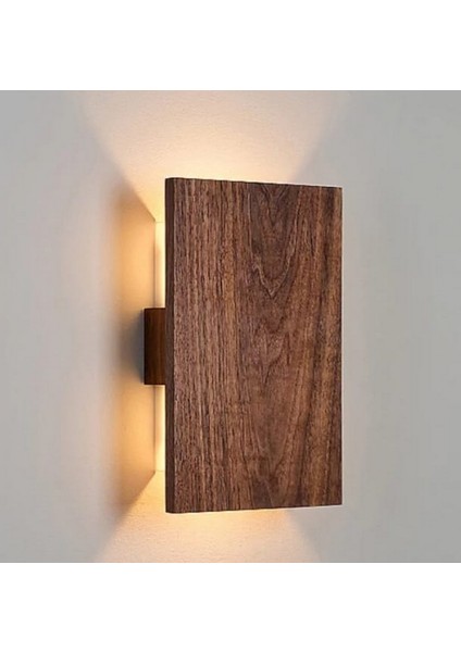 Yansıtma Tasarımlı Çift Yönlü Ahşap Salon Hol Cafe Otel Duvar Aplik Avize indirimleri