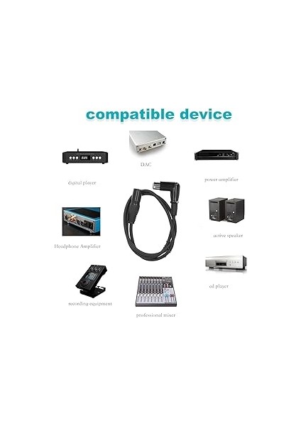 Sesli Kablo Düz Erkek Dişi Dirseği 3 Pin Dengeli Mikrofon Kablosu 1 Metre indirimleri