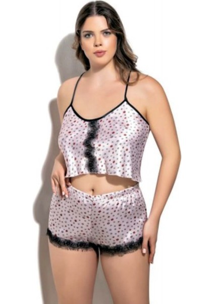 Pdra Kadın Battal Saten Fantezi Gecelik