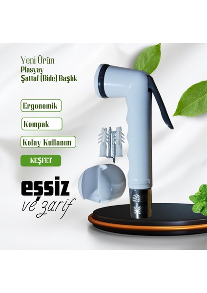 Plastik Mandallı Şattaf Tekne Yat Karavan Duş Başlığı