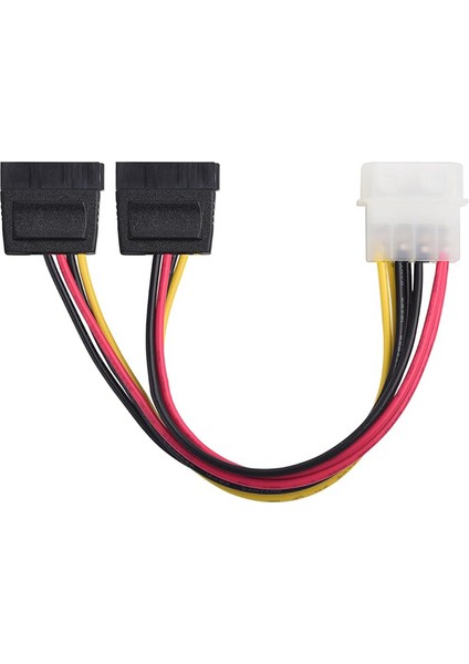 15-Pin Sata 2x Dişi - Erkek (Y) Çoklayıcı Kablo