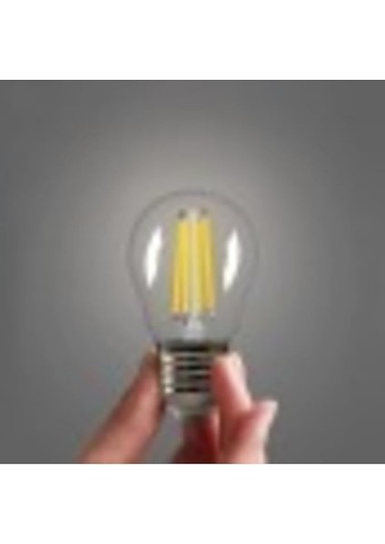 Geldi 6 Watt Mini Top Ampul LED Filament G45 Şeffaf Cam Rustik Ampul E27 Duy 3000K Gün Işığı 6 Adet fiyatları