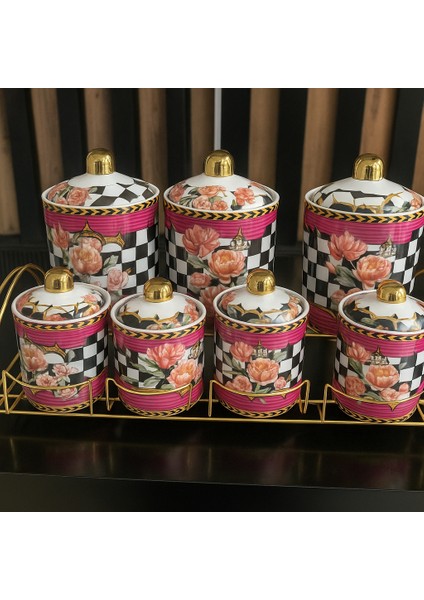 7, Standlı Baharat Setleri