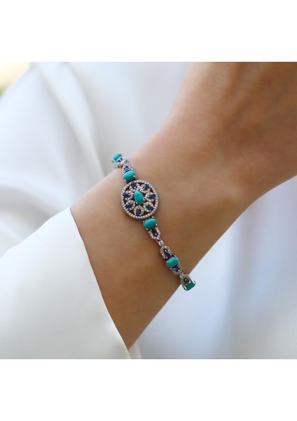 Aria Stone Serisi Elips Gümüş Bileklik fırsatları