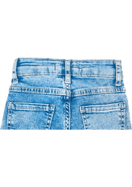 Jack Lions Erkek Çocuk Mavi Skinny Denim Kot Pantolon – Kemerli, Düğmeli, 5 Cepli fiyatları