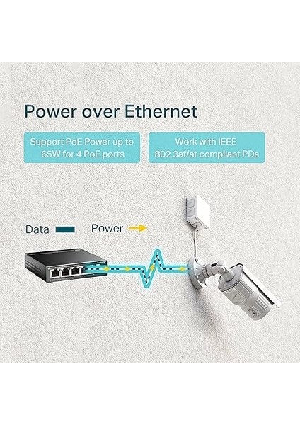 TL-SG1005P, 5-Port Gigabit Desktop Switch With 4-Port Poe+ fiyatları