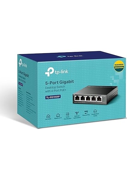 TL-SG1005P, 5-Port Gigabit Desktop Switch With 4-Port Poe+ indirimleri
