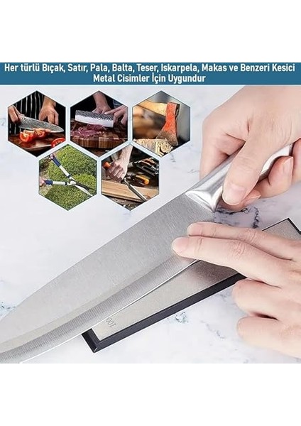 Elmas Bıçak Bileği Susuz Biley Uzun Ömürlü Aşınmaz Şef Bıçağı Satır Balta Iskarpela Bileyleme 3000# fırsatları