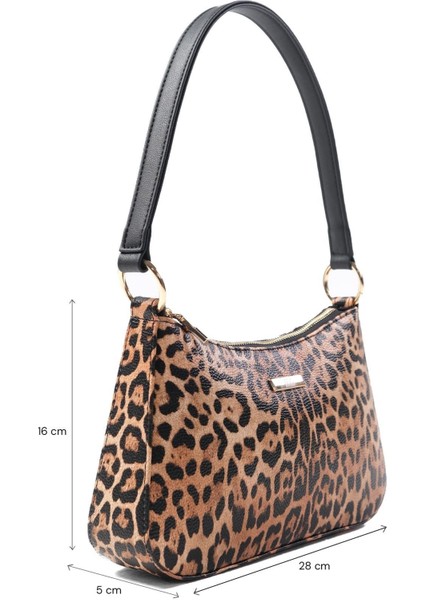 Leopar Desenli Kadın El ve Omuz Çantası fiyatları
