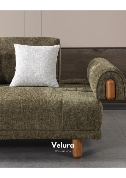 Salda Üçlü Kanepe & 3'lü Koltuk - Yeşil fırsatları