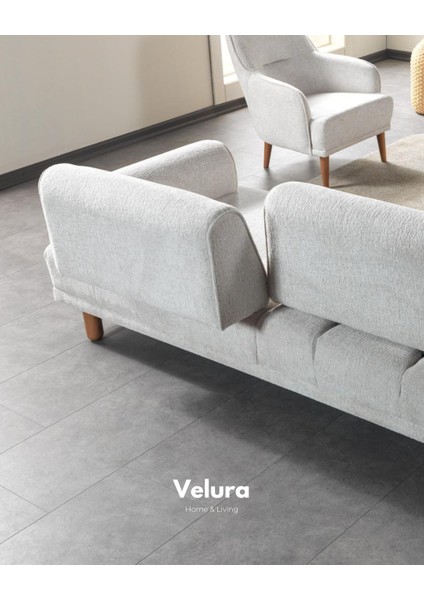 Salda Üçlü Kanepe & 3'lü Koltuk - Yeşil