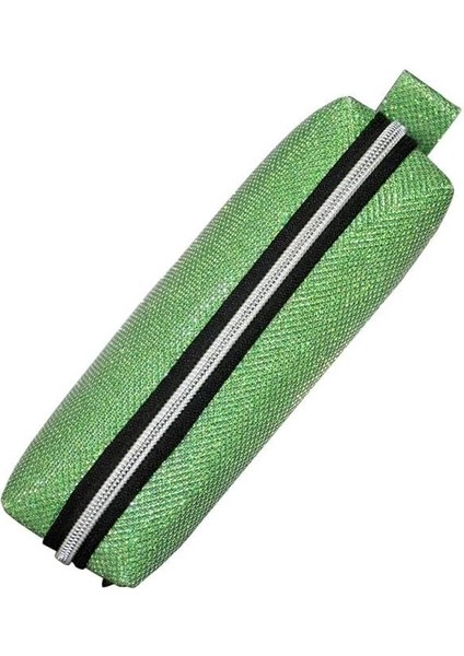 Yuga Makyaj Çantası Simli Su Yeşili modelleri