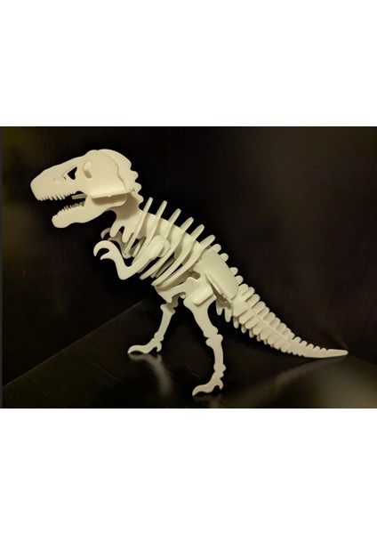 3D T-Rex Dinozor Puzzle – Kendin Yap Montajlı Dinozor Maketi – Eğitim ve Dekoratif Set modelleri