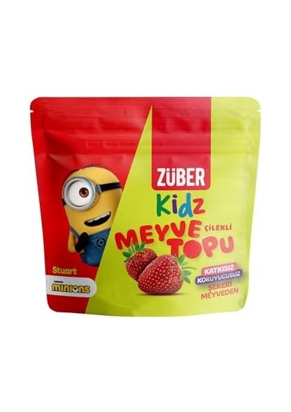 Züber Kidz Çilekli Meyve Topu 42GR x 12 Adet