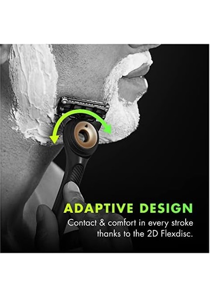 Gillette Labs Peeling Çubuklu Tıraş Seti - 2 Yedek Bıçak, Manyetik Stand, Siyah/altın fiyatları