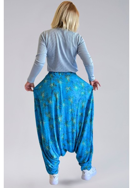 Otantik Viskon Şalvar- Viskon Kumaş Belmando Rahat Kalıp Bohem Otantik Tarzı Cepli Kadın Şalvar fırsatları