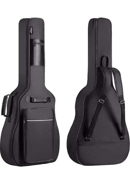 Gitar Çantası Gig Bag Oxford Gitar Çantası Gitar Çantası Taşıma Çantası Konser Gitar Çantaları Su Geçirmez 40 41 42 Inç Gitar Kılıfı CY0149, Siyah, Gitar Çantası