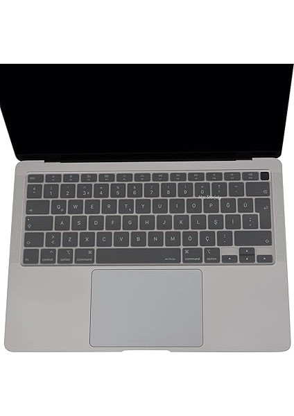 Laptop Macbook Air 13INÇ Klavye Koruyucu (Türkçe Q) Touchıd'li A1932 Modeli ile Uyumlu Şeffaf modelleri