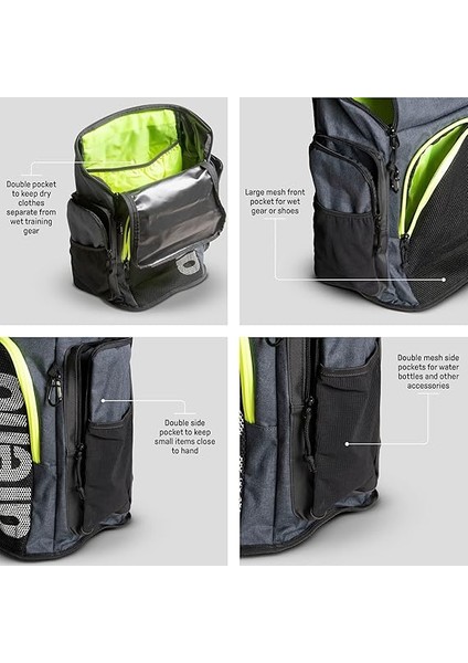 Üniseks – Yetişkin Yüzme Spor Sırt Çantası 45L Team fiyatları