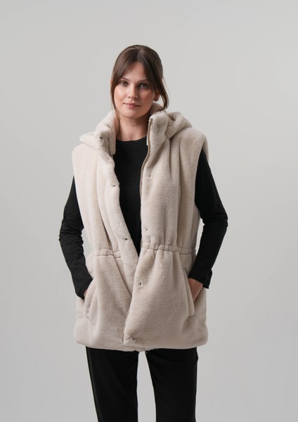 Damla Kadın Yelek Kadın Rabbit Yelek fırsatları