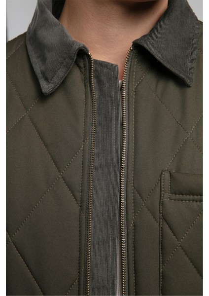 Declan Erkek Mont Yeşil