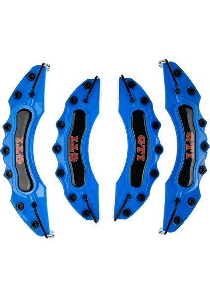 Mavi Gtı (Kırmızı) 4'lü Kaliper Seti Yapıştırma Logolu