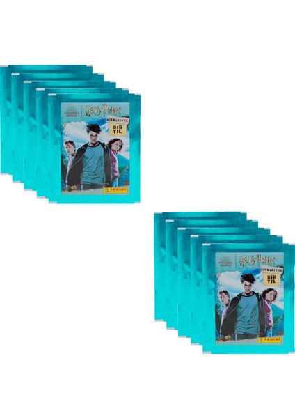 Lisanslı Harry Potter Sticker Çıkartma 10 Paket (50 Çıkartma) Sticker Hogwarts Günlükleri