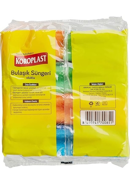 Oluklu Bulaşik Süngeri 8'li (1 x 8 Adet) fiyatları