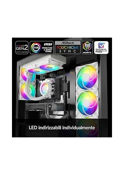 Liquid Freezer Iıı - 280 A-Rgb Intel/amd Uyumlu, 280MM Radyatörlü, 2X14CM P14 Pwm Fanlı, Sıvı Işlemci Soğutucu Beyaz (AR-ACFRE00151A) fiyatları