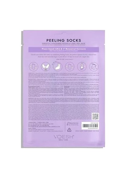 Voesh Peeling Bakım Çorabı 40 ml