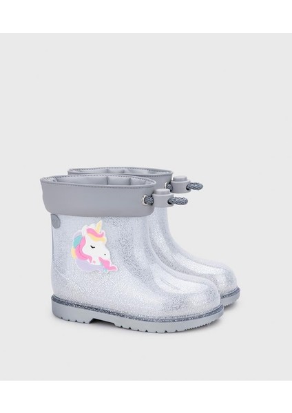 Bimbi Unicornio Glitter Yağmur Çizmesi Gümüş fiyatları