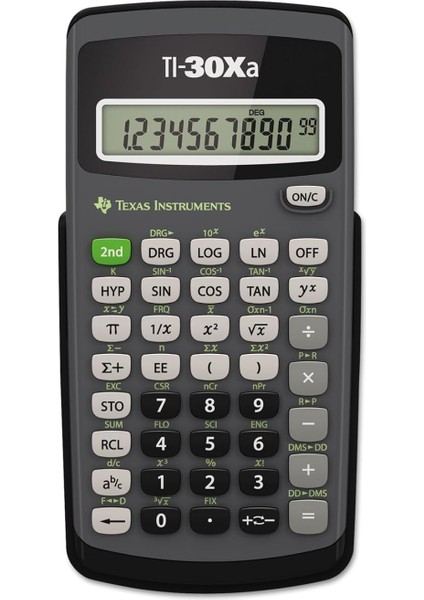 Instruments TI30XA TI-30XA Bilimsel Hesap Makinesi, 10 Haneli LCD
