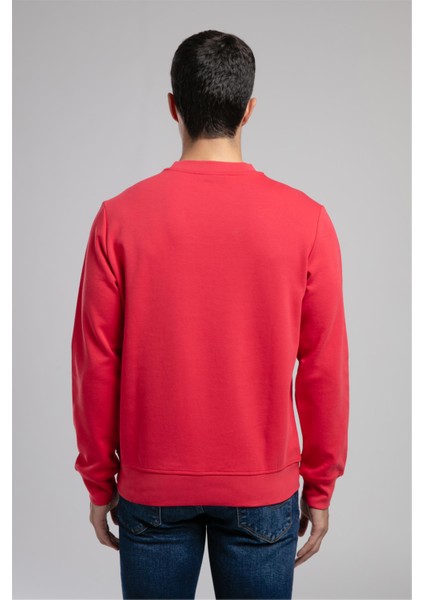 Noahes Erkek O Yaka Sweatshirt Kirmizi modelleri