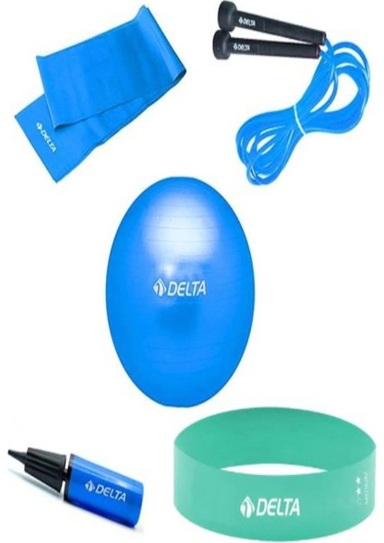 55 cm Pilates Topu Bandı Aerobik Loop Bant Atlama Ipi Pompa modelleri