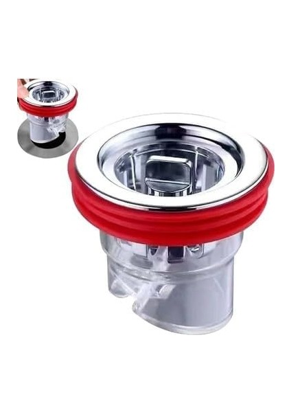 Anti Koku Önleyici - Duş Yer Sifonu Geri Akış Önleyici - Gider Pis Koku Önceliyici - Böcek Önleyici