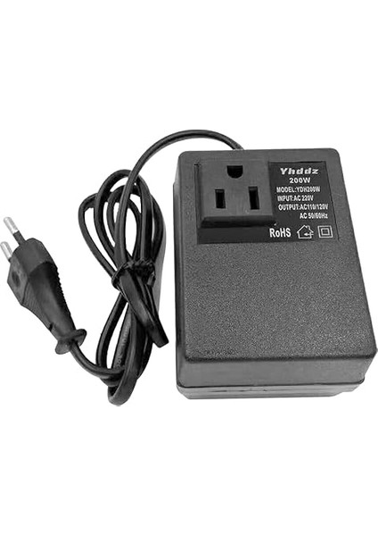 Verimli Ev 200 W Ac 220 V Için 110 V Adım Aşağı Trafo Gerilim Dönüştürücü Seyahat Güç Adaptörü Youmaxe